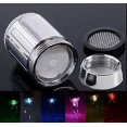 thumbnail image 4 of BRILLAR Grifo de grifo con chorro de agua de cocina LED que cambia de color, 4 of 5