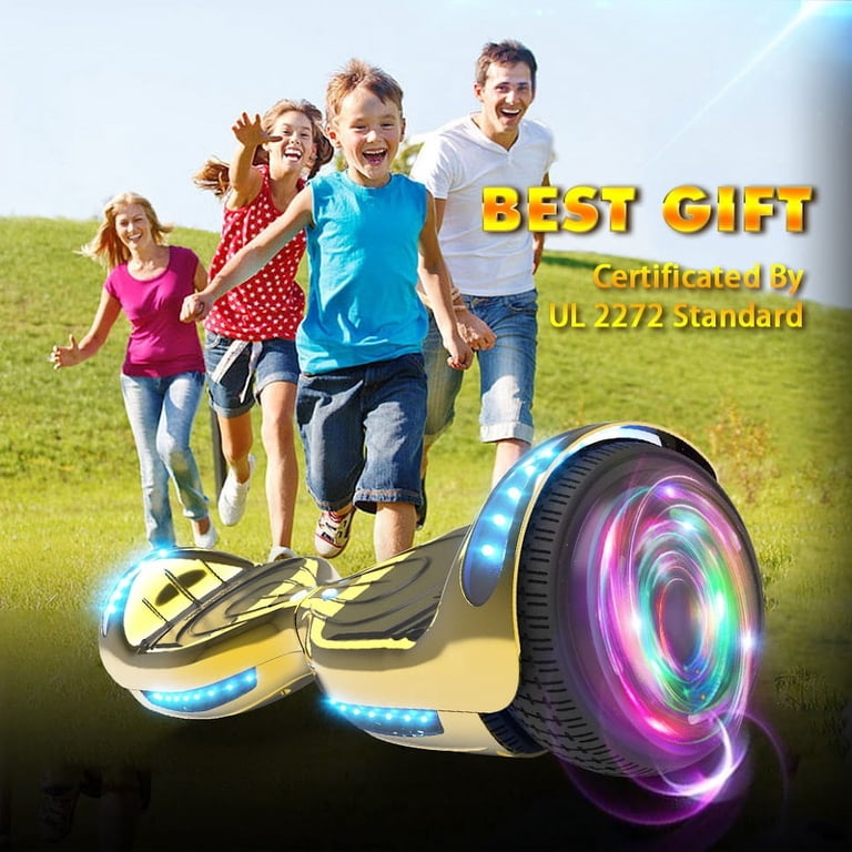HOVERSTAR Flash Wheel Hoverboard 6.5 In. Bluetooth LED Lights