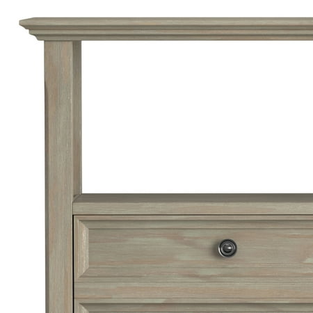Simpli Home - Amherst Console Sofa Table - Distressed Grey