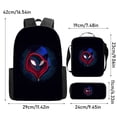 thumbnail image 2 of 3Pcs Spider Hero Graphic School Backpack Set with Thermal Lunch Tote and Pencil Organizer Teen Comic Web Travel Daypack Heavy Duty Student Rucksack, 2 of 2