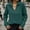 Green, variant on Women's Comfortable Loose Bone Print Solid Color Standing Zipper Long Sleeve Patchwork Hoodie Hoodie Long Zip Heavy Sweatshirts for Women Alien Sweatshirt Hoodie Drawstring Pullover Sweater Hoodies