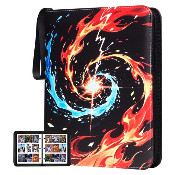 Álbum para cartas RIRDGLSY de 9 bolsillos para 990 cartas