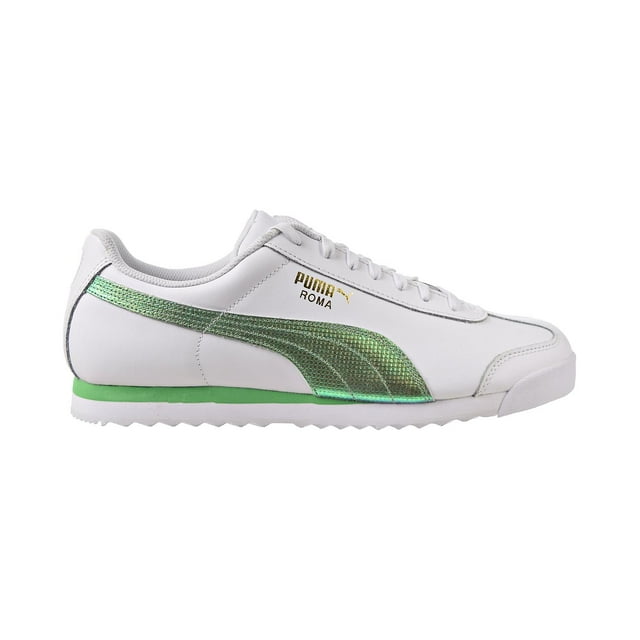 Puma Roma Classic Holo Men's Shoes Puma White-Green Gecko 363413-03