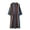 Red, variant on Men's Soft Robe Cotton Vintage Kaftan Long Lightweight Boho Cool Nightshirt House Coat 3/4 Sleeve Style4 Medium