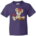 thumbnail image 3 of Inktastic Baseball Teddy Bear Youth T-Shirt, 3 of 5