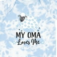 thumbnail image 4 of Inktastic My Oma Loves Me Baby Lamb Boys or Girls Baby Bodysuit, 4 of 5