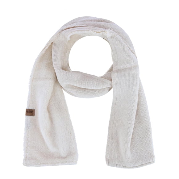 Epoch Hats Foulard d'Hiver en Tricot Doublée Sherpa (Femmes)