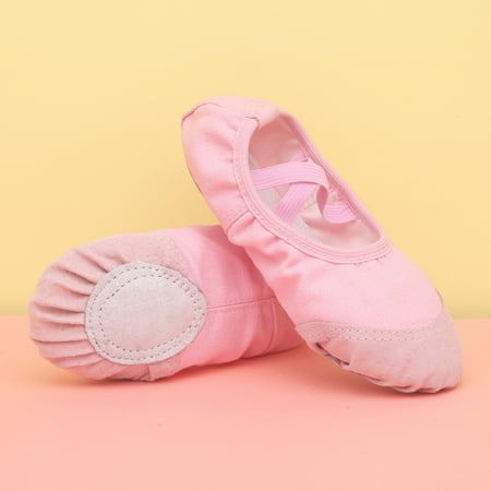 

kpoplk Toddler Shoes Girl Children Shoes Dance Shoes Warm Dance Ballet Performance Indoor Shoes Yoga Dance Toddler Girl Sandals(Pink)