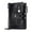 Black, variant on Men's ing Premium Leather Classic Bifold Wallet with Chain