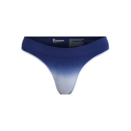 No Boundaries Women s Seamless Thong Panty  Sizes XS to XXXL