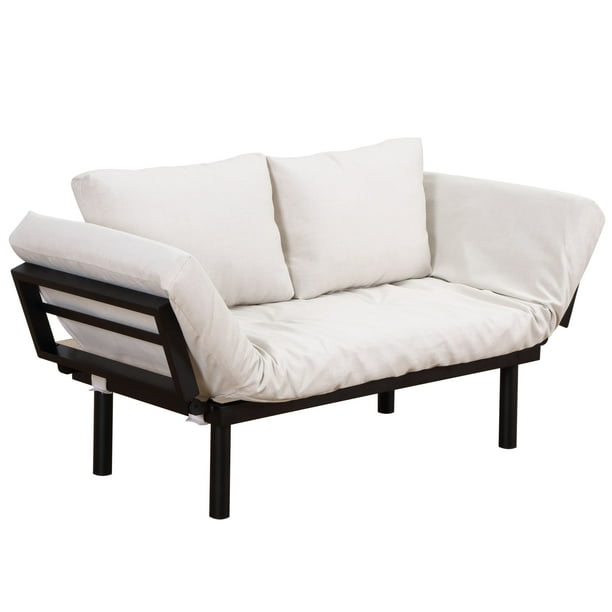 Homcom Single Person 5 Position, Homcom Linen Sofa Bed Chaise Lounge Set