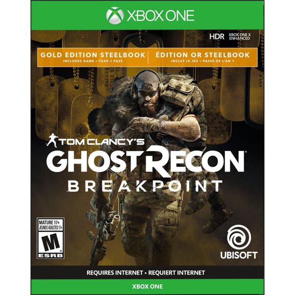 Tom Clancy's Ghost Recon Breakpoint Gold Steelbook Edition (Xbox One)