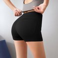 thumbnail image 4 of Women's Seamless Workout Quick-drying Yoga Biker Shorts High Waist Solid Color Athletic Gym Exercise Leggings for Women, 4 of 5