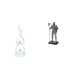 thumbnail image 1 of Escultura abstracta de fuego,Estatua de arte abstracto para decoración del hogar,Figura de escritorio,Estatua de caballero,arte,artesanía,coleccionable,escritorio,oficina,Figura, 1 of 8