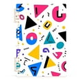 thumbnail image 7 of FORMRS 1-Subject Spiral Notebook 8" x 5" College Ruled 60 Refillable Sheet A5 Hard Cover, 2 Pack, Yellow Retro Shapes, 7 of 7