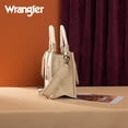 thumbnail image 6 of Wrangler Tote Bag Cow Print Western Satchel Bags for Women with Braided Rope Handle, Tan, 6 of 7