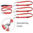 thumbnail image 3 of OUNONA Training Leash Tricephalous Dog Training Leash Nylon Red Safe for Jogging 1Pack, 3 of 8