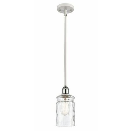 

Innovations 516-1S-WPC-G352 Candor 1 Light Pendant part of the Ballston Collection White and Polished Chrome