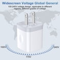 thumbnail image 6 of USB Charging Block, 2 Pack USB Wall Charger with 10FT Type C Charging Cable USB C Cable Phone Cables, Charger Block Phone Charger Android Charger, Fast Charging Type C Power Adapter USB Brick, White, 6 of 8