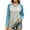 Blue, variant on Qiopertar Women's Color Block Long Sleeve V Neck Tops Casual Loose Soft Tshirt Fashion Comfy Spring Summer Fall Trendy Vintage Baseball Tee, Army Green M