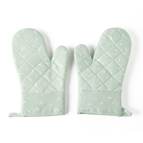 Guantes de microondas para horno de barbacoa, manoplas para ollas calientes para cocinar, Guantes de cocina resistentes al calor 1 par Speravity JJ17780-04