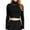Black, variant on SSLR Turtleneck Crop Tops for Women Long Sleeve Shirts Mock Neck Base Layer Tops