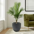 thumbnail image 5 of Gray MgO Round 12.2in. H Outdoor Planter, 5 of 7