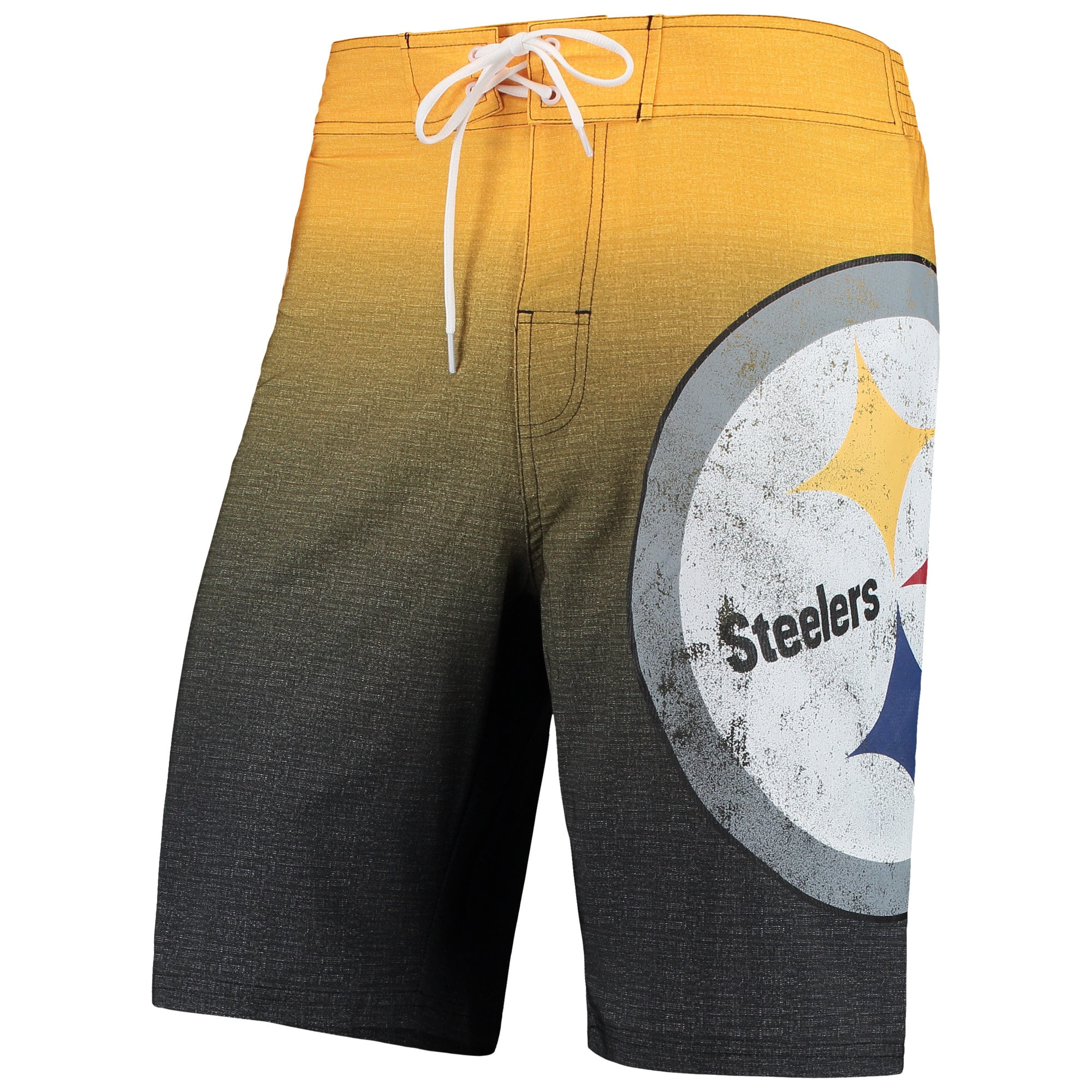 black and gold swim trunks