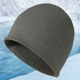 thumbnail image 2 of Riforla Autumn and Winter Reflective Knit Hat Night Reflective Silk Outdoor Sports Windproof Warm Woolen Hat Bomber Hats Grey, 2 of 9