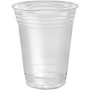 SOLO Cup Company Plastic Party Cold Cups, 16 oz, Clear, 100 pack