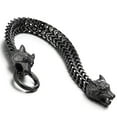 thumbnail image 2 of Minnieouse Cadena de eslabones de metal Acero inoxidable a prueba de herrumbre Colgante de muñeca de moda de larga duración Suministros Ropa, zapatos y accesorios Miscelánea Negro 19cm, 2 of 6