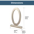 thumbnail image 4 of shiyou-Derby (1-Pack) "0" Modern Metal House Numbers for Customized System in Nickel | Outside Number Plaque | Rust-Resistant, Personalized Address Sign, 4 of 4