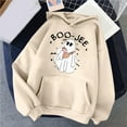 thumbnail image 3 of Boo Jee Halloween Hoodies for Women 2025 Boojee Ghost Graphic Halloween Sweatshirt Hoodie Pullover Tops, 3 of 4