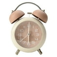 thumbnail image 1 of Twin Bell Vintage Metal Alarm Clock with Night Light for Dormitory Home Office, 1 of 4