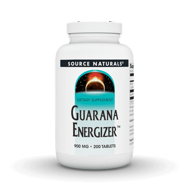 Source Naturals Guarana Energizer 900 mg 200 Tablet Dietary Supplement