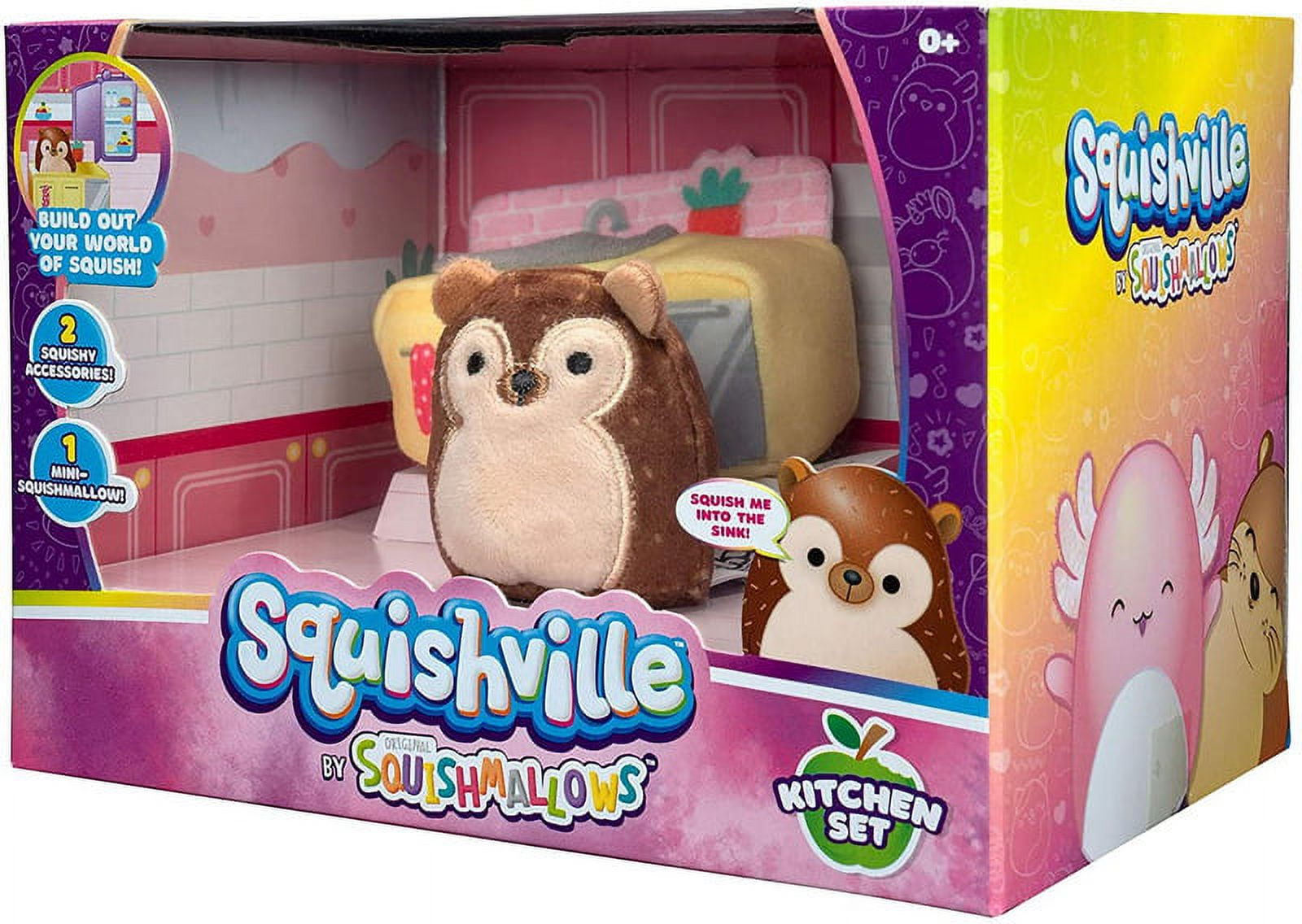 Squishmallows Squishville Grub Hub Plush Accessory Set : Target