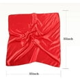 thumbnail image 3 of Vorkoi 35" Satin Head Scarf Large Square Scarf Silk Feeling Fashion Hair Wrapping Scarves for Women Girls, 3 of 6