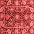 thumbnail image 1 of Ahgly Company Machine Washable Indoor Square Oriental Red Traditional Area Rugs, 5' Square, 1 of 4