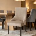 thumbnail image 2 of VMWMSSR Stretch Full Wrap Dining Chair Slipcover, Thick Elastic Soft Upholstered Chair Cover, Resistant Universal Furniture Seat Protector Cover For Home Kitchen(Camel-22"), 2 of 5