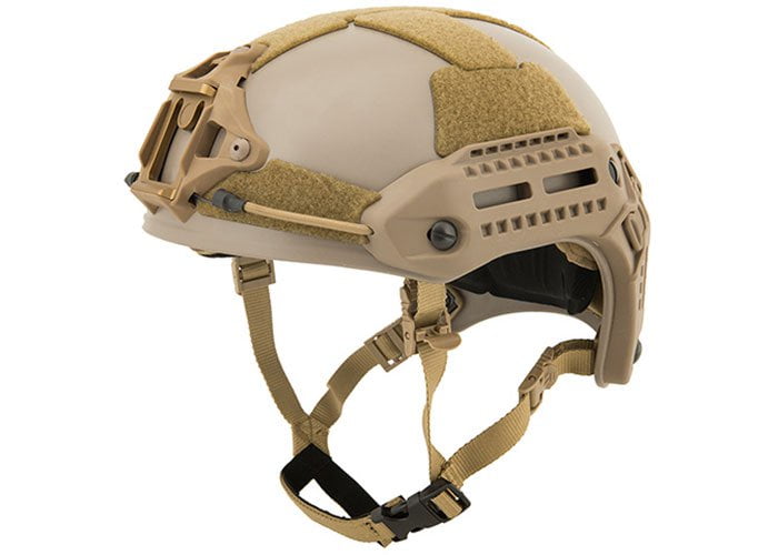 Lancer Tactical Helmet Ballistic Type Adjustable Camo Head Gear Airsoft M/L 