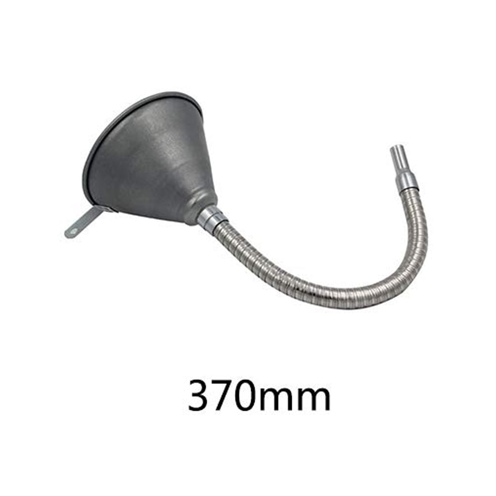 Famure funnelGalvanized Metal Utility Funnel With Flex Tip and ScreenUse for Engine Oil