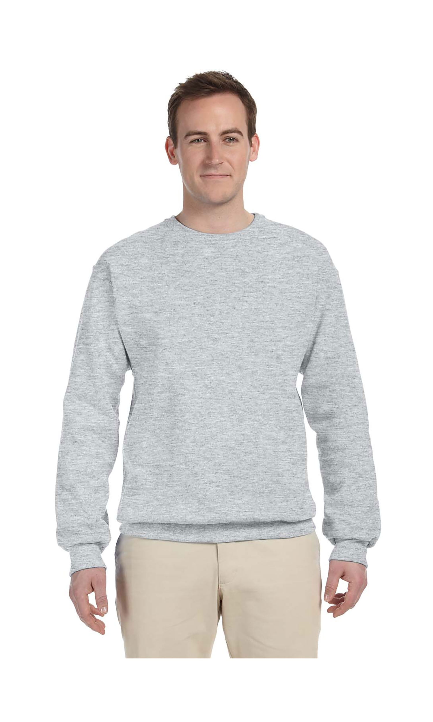 Jerzees Men's NuBlend Ribbed Collar Waistband Sweatshirt, Style 562M ...