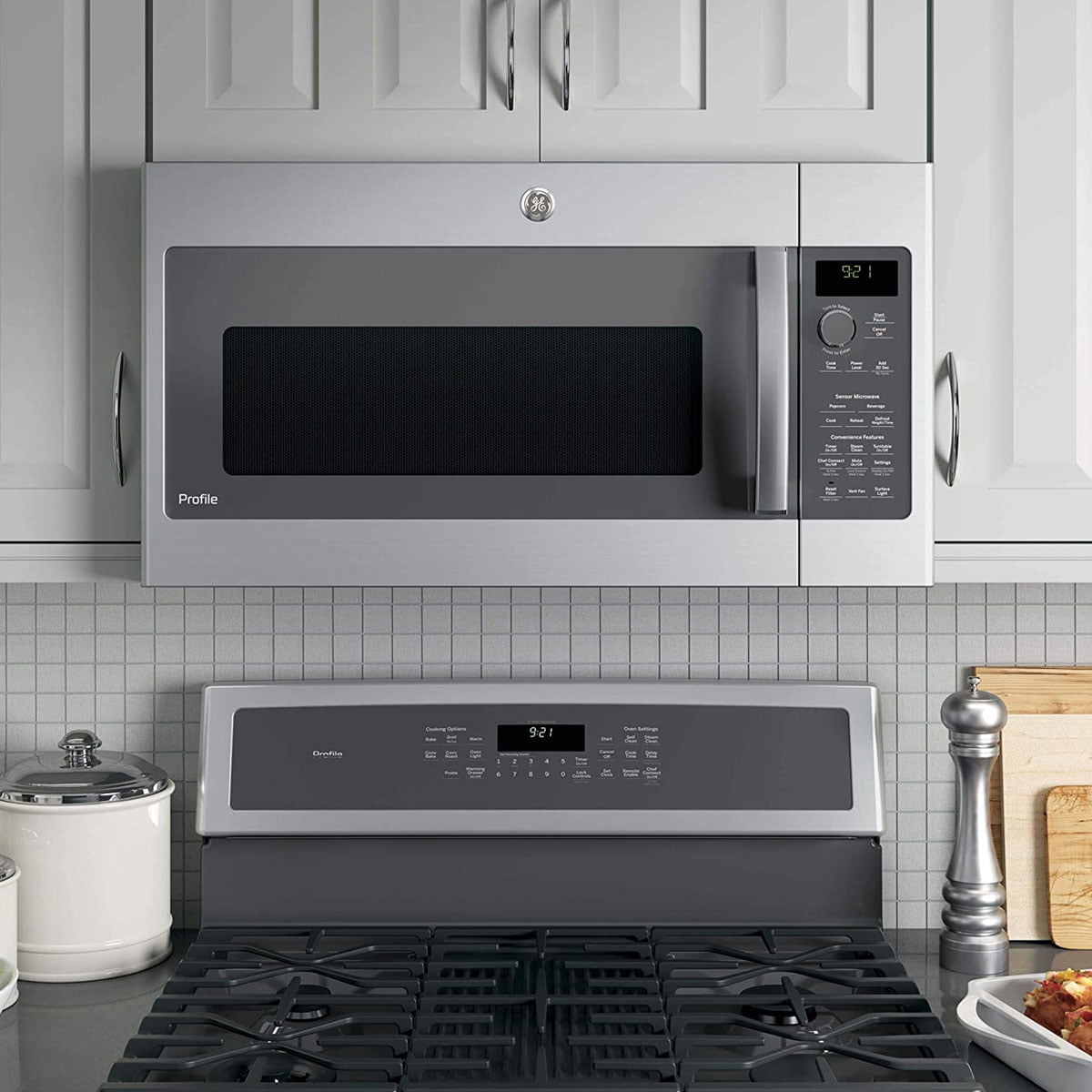 GE Profile™ 2.1 Cu. Ft. Stainless Steel Over The Range Sensor