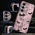 thumbnail image 3 of for Samsung Galaxy S24 FE Case,Dual-Layer TPU Silicone + PC Hard,Shockproof and Scratch-Resistant Phone Case Halloween Flowers Bat Spider, 3 of 4