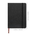 thumbnail image 2 of unbranded Cuaderno Negro Con Y Banda Para Diario Elegante Y Notas Multifuncionales, 2 of 6