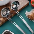 thumbnail image 3 of Cuchara coladora de acero inoxidable para ollas calientes, juego de cucharas para sopa y ollas calientes, cuchara espumadera para utensilios de cocina, 3 of 7