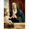 thumbnail image 2 of Giovanni Battista Cima da Conegliano 11x14 Gold Ornate Wood Frame and Double Matted Museum Art Print Titled - Madonna and Child (Between Late15th and Early 16th Century), 2 of 4