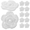 thumbnail image 2 of Flower Ornaments For Crafts Diy Decoration Clothing Bag Headdress 12Pcs 6x6x1cm Acrylic Fiber Handmade, 2 of 5