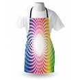 thumbnail image 4 of Colorful Apron, Flower Design in Abstract Style with Vibrant Look Rainbow Colors, Unisex Kitchen Bib with Adjustable Neck for Cooking Gardening, Adult Size, Multicolor, by Ambesonne, 4 of 4