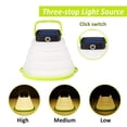 thumbnail image 3 of Linterna solar plegable para acampar, linterna LED portátil IP65, impermeable, USB, 3 of 5
